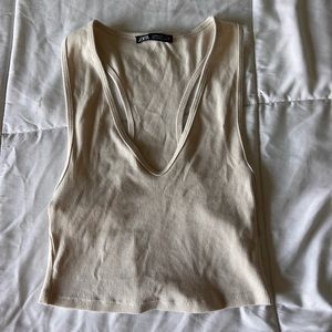 Zara Cream Tank Top